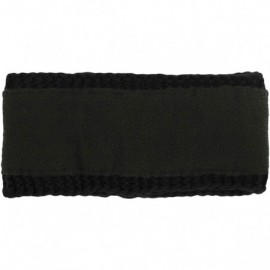 Cold Weather Headbands Knit Ear Warmer Headband for Women - Warm & Soft Head Wrap Warmers for Winter- Cold Season - Black - C...