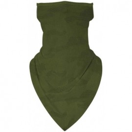 Balaclavas Seamless Triangle Bandana Motorcycle - Army Green - CP198XX4QEQ $12.33