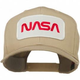 Baseball Caps NASA Logo Embroidered Patched Cap - Khaki - C111LUGXBI3 $19.51