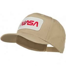 Baseball Caps NASA Logo Embroidered Patched Cap - Khaki - C111LUGXBI3 $19.51