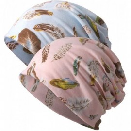 Skullies & Beanies Women's Slouchy Beanie Chemo Hat Baggy Sleep Cap Infinity Scarf - 2 Pack-a - C618Z9Y27TD $15.25