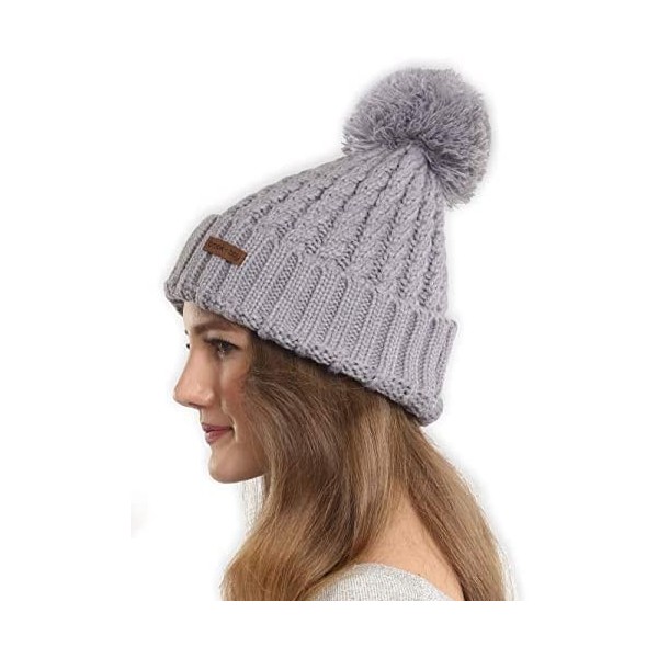 Skullies & Beanies Women's Beanies - Light Gray - C01854KOIRD $9.14