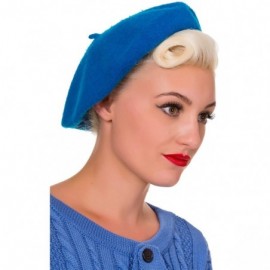 Skullies & Beanies Claire Vintage Retro Beret Hat - Champagne - C212N228U7Q $16.68