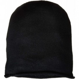 Skullies & Beanies Oversized Beanie - Black - CP18WQ7LX6Y $10.13