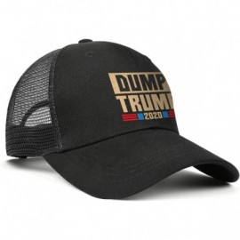 Baseball Caps Unisex Vintage Baseball Cap One Size 2020 Funny Anti Trump White Walking Dad Hat - Dump Trump 2020 - CM18W655D4...