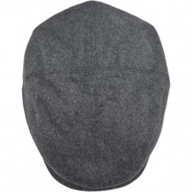 Newsboy Caps Premium Men's Wool Newsboy Cap SnapBrim Thick Winter Ivy Flat Stylish Hat - 3009-gray Plain - CY18Y8LYUC6 $19.56