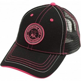 Baseball Caps Ladies Circle Logo Black & Pink Mesh Back Cap - Officially Licensed - CO18C5MAQWH $20.57
