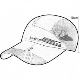 Baseball Caps Unisex Mesh Brim Tennis Cap Outside Sunscreen Quick Dry Adjustable Baseball Hat - C-beige - C717YZE7DOE $15.23