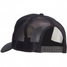 Baseball Caps Massachusetts State Police Patched Mesh Cap - Black - CW124YMV1I1 $14.21