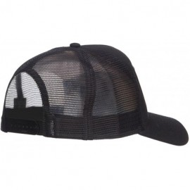 Baseball Caps Massachusetts State Police Patched Mesh Cap - Black - CW124YMV1I1 $14.21