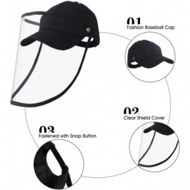 Baseball Caps Baseball Hat- Bucket Hat Men & Women- Fashion Sun Hat UV-Proof - L-black+white - CA198U6QEND $23.24