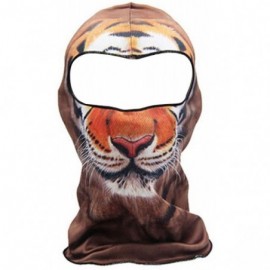 Balaclavas Men 3D Animal Print Outdoor Motorcycle Skiing Face Mask Balaclava Headwear - Bb-004 - CW187OOR0LD $14.44