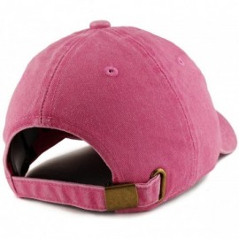 Baseball Caps Mom Embroidered Pigment Dyed Unstructured Cap - Pink - CC18D4HXLIZ $18.75