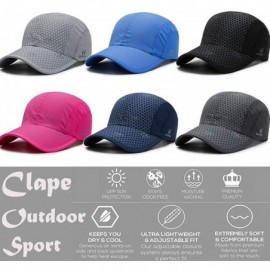 Baseball Caps Outdoor Sun Visor Hats Lightweight Waterproof Breathable Sports Hat UPF50+ Ultra Thin Cooling Baseball Hats - C...