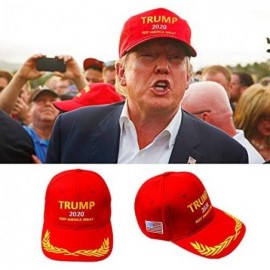 Baseball Caps Make America Great Again Donald Trump USA Cap Adjustable Baseball Hat - Red 4 - CL18IMO22ED $9.05