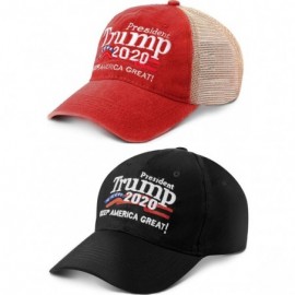 Baseball Caps Trump Hat for Men 2020 Trump Cap for Donald Trump America Campaign Embroidery Hats (Color 4) - CQ18WID0LK7 $10.43