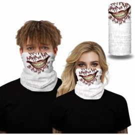 Balaclavas Seamless Rave Face Cover Bandana-Neck Gaiter Tube Headwear Motorcycle Face Scarf - Smile 2 - CM19803AKE7 $9.74