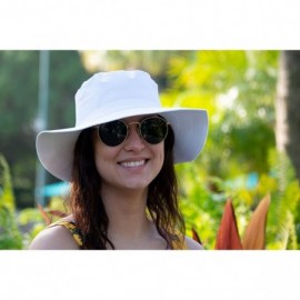 Bucket Hats Funky Bucket Women's- Kids & Men's Hat with UPF 50 UV Protection. Boonie Style Sun Hat - Khaki Large - CE1880N4QE...