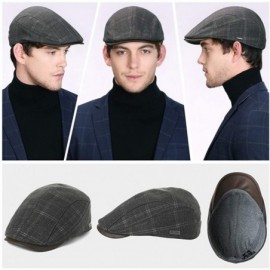 Newsboy Caps Winter Lrish Flat Lvy Newsboy Cap for Mens Hunting Driving Golf Scottish Gatsby Cabbie Hat 55-60cm - 00789-grey ...