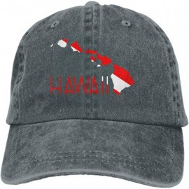 Baseball Caps 2 Pack Vintage Baseball Cap- Unisex Hawaii Scuba Dive Flag Adjustable Baseball Hats Low-Profile Design - CW18R4...