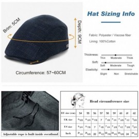 Newsboy Caps Winter Lrish Flat Lvy Newsboy Cap for Mens Hunting Driving Golf Scottish Gatsby Cabbie Hat 55-60cm - 00789-grey ...