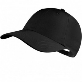 Baseball Caps Quick Dry Dad hat Baseball Cap Unstructured Plain Sport Hats Unisex - Black - CU18RYAS9OY $10.97