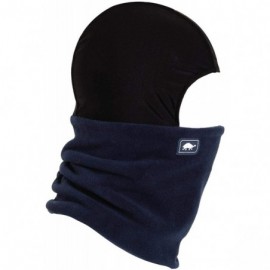 Balaclavas Chelonia 150 Fleece Shellaclava Balaclava with Attached Neck Warmer - Navy - CA110BWBZSP $27.79