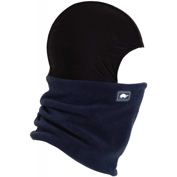 Balaclavas Chelonia 150 Fleece Shellaclava Balaclava with Attached Neck Warmer - Navy - CA110BWBZSP $27.79