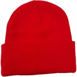 Skullies & Beanies MAGA 2020 Donald Trump Keep America Great! 100% Made in USA Premium Red Beanie - CL18I0LZC7E $18.05