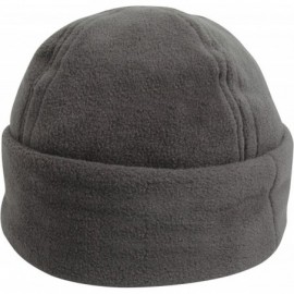 Skullies & Beanies Unisex Winter Essentials Active Fleece Ski Bob Hat - Black - C111L4A0JCF $10.98