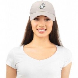 Baseball Caps Ghost Embroidery Dad Hat Baseball Cap Cute Halloween - Beige - CD18YR240SL $13.33