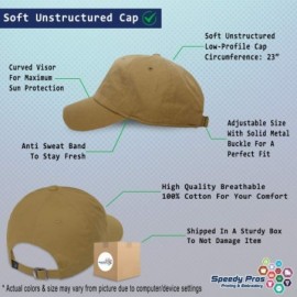 Baseball Caps Soft Baseball Cap Scuba Diving Instructor B Embroidery Dad Hats for Men & Women - Khaki - C518ZG2E72A $10.25