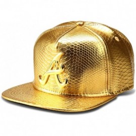 Baseball Caps 18K Gold Plated VIP/A/Dollar Grain Baseball Cap Men Women Adjustable Strapback - A/Gold - C318UU4KRH8 $19.17