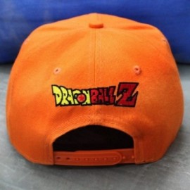 Skullies & Beanies Anime Dragon Ball Z Baseball Cap Canvas Snapback Cap Hip-Hop Flat Hat - Orange - CA18E69SR34 $7.97