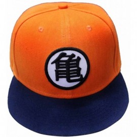 Skullies & Beanies Anime Dragon Ball Z Baseball Cap Canvas Snapback Cap Hip-Hop Flat Hat - Orange - CA18E69SR34 $7.97