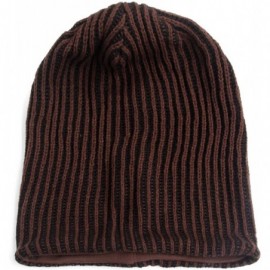 Skullies & Beanies Unisex Beanie Hat Slouchy Knit Cap Skullcap Ribbed Baggy Style 1031 - CB1295VCVP3 $9.75