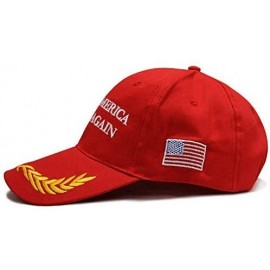 Baseball Caps Make America Great Again Hat [3 Pack]- Donald Trump USA MAGA Cap Adjustable Baseball Hat - Mili Red - CV18R60HQ...