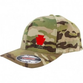 Baseball Caps Army 28th Infantry Division Full Color Flexfit Hat - Green Multicam - CU18RG24LOD $20.00