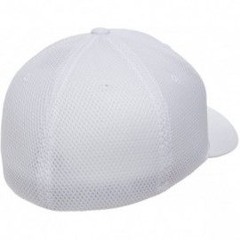 Baseball Caps 3-Pack Premium Original Ultrafibre Mesh Fitted Cap - White - CL127JBZ60D $27.98