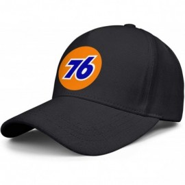 Baseball Caps Men/Women Print One Size Oil Logo Gas Station Plain Hat Flat Brim Baseball Cap - Black-71 - CU18WL22K92 $13.91