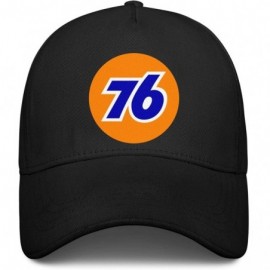 Baseball Caps Men/Women Print One Size Oil Logo Gas Station Plain Hat Flat Brim Baseball Cap - Black-71 - CU18WL22K92 $13.91