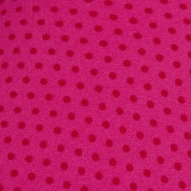 Visors Midsize Print Visor - White Polka Dot on Pomegranate - CC12E3BE4RD $15.98