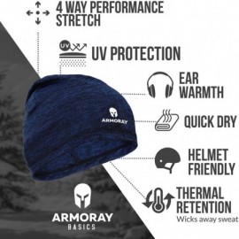 Skullies & Beanies ARMORAY Helmet Liner Skull Beanie - Navy Blue - CX1939M8Y39 $11.33