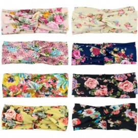 Headbands 8 Pack Women's Headbands Headwraps Hair Bands Bows Hair Accessories - ZA 8 Pack Printed B - CB18HGKR0SG $14.76