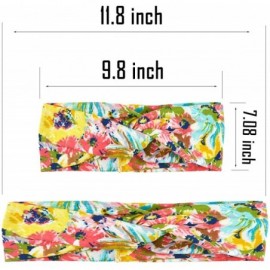 Headbands 8 Pack Women's Headbands Headwraps Hair Bands Bows Hair Accessories - ZA 8 Pack Printed B - CB18HGKR0SG $14.76