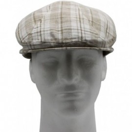 Newsboy Caps Summer Irish Linen Ivy Driving Gatsby Cabbie Newsboy Flat Cap Made in USA - Navy - CG11D5UA4MH $21.00