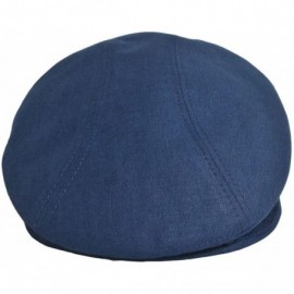 Newsboy Caps Summer Irish Linen Ivy Driving Gatsby Cabbie Newsboy Flat Cap Made in USA - Navy - CG11D5UA4MH $21.00