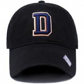 Baseball Caps Football City 3D Initial Letter Polo Style Baseball Cap Black Low Profile Sports Team Game - Denver - CY189WII5...