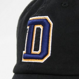 Baseball Caps Football City 3D Initial Letter Polo Style Baseball Cap Black Low Profile Sports Team Game - Denver - CY189WII5...