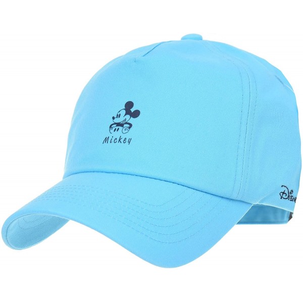 Baseball Caps Disney Mickey Mouse Baseball Cap Club House CR1345 - Sky - CO12HS7F3UV $30.49